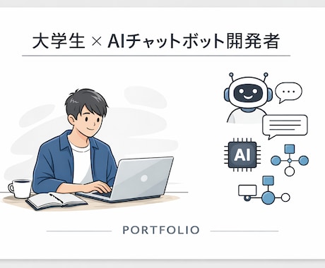 業務に使えるAIチャットボットを作成しますます 問い合わせ対応や業務効率化に最適なAI導入 イメージ1
