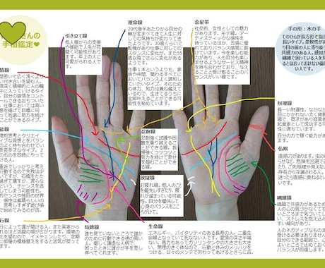 手のひらが教えてくれる未来地図をお伝えします 手相＆ハンドリーディングであなたをより深堀する イメージ2