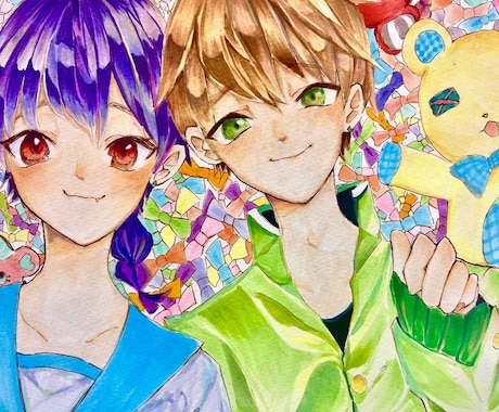 可愛いイラストを描いて依頼主様を笑顔にします イメージ1