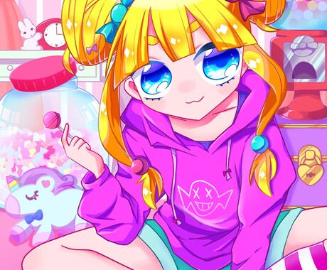 デフォルメイラスト描きます SNSアイコン･グッズ制作のお手伝いをさせてください！ イメージ2