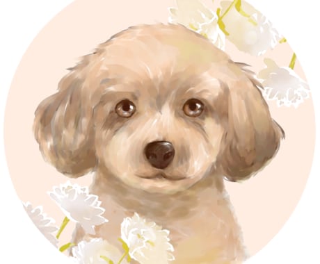 動物の油彩画風イラストを描きます イメージ1