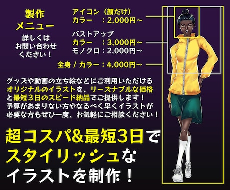 五名様限定！イラスト各種千円引きでお届けします 実績獲得のため、五名様限定でプロのイラストレーターがご対応！ イメージ2