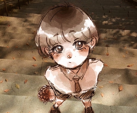 うる艶感のある可愛いイラストを描きます 最短即日! プレゼント、SNSのアイコン､など使い方様々！ イメージ1