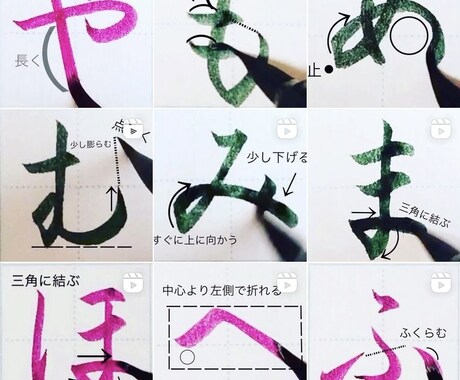 名前を美しく！書ける重要ポイント教えます お名前の、分かり易いポイント付きお手本も差し上げます。 イメージ1