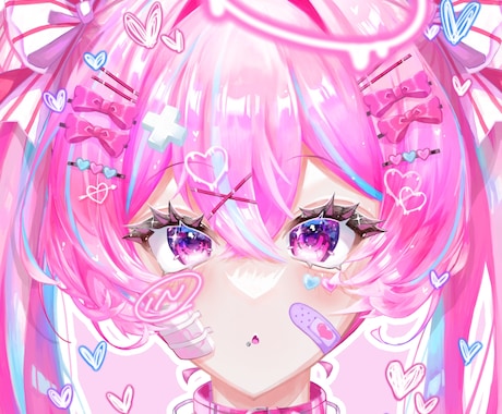 イラスト1枚絵制作出来ます 厚塗り感もありつつ丁寧な1枚イラストを制作できます イメージ2