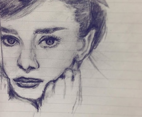 鉛筆で似顔絵描きます SNSのアイコンにもオススメ！ イメージ1