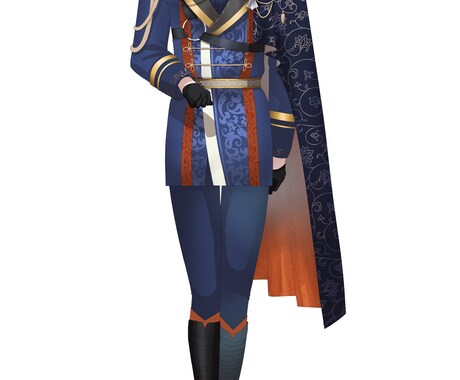 キャラクターの立ち絵描きます キャラクター全身イラスト(立ち絵)簡単な背景付きも描きます！ イメージ2