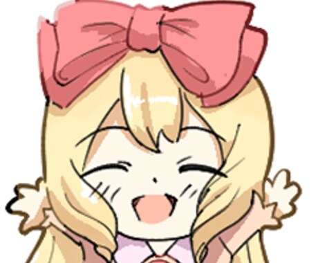 可愛いデフォルメの女の子のアイコン描きます かわいい女の子をプロフィールアイコンに！！ イメージ1