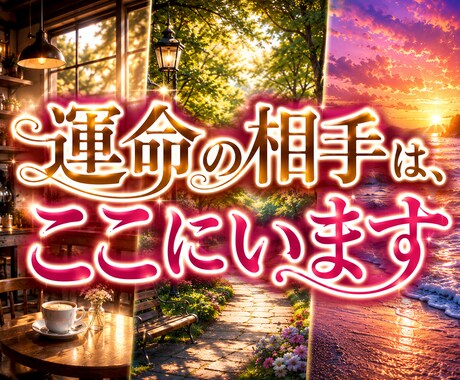 あなたの運命の人は、ここであなたを待っています 運命の出会いはあるのか、いつ出会えるのか不安なあなたへ イメージ1