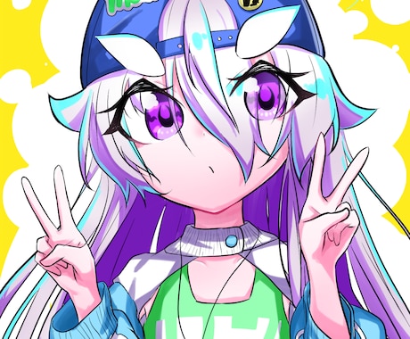 かわいい女の子のイラスト描きます イメージ1