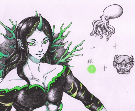 白黒でアイコン描きます 白黒イラストで一味変わったアイコンを描かせて頂きます! イメージ2