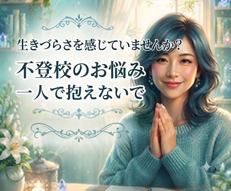 先が見えない不安、お子さんの心配事、丁寧に聴きます 気持ちを吐き出してみて、これからのことを一緒に考えましょう イメージ1