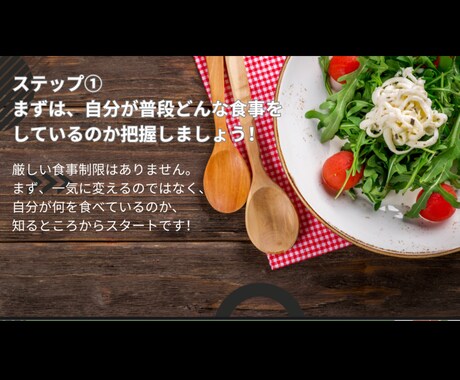 あなたの変わりたいを叶えます ダイエット、ボディメイク諦めていた方へひとつひとつ習慣改善 イメージ2