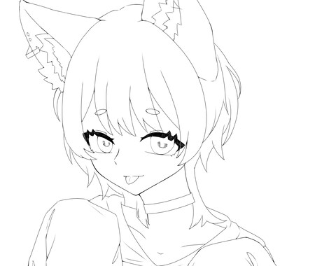 かっこかわいいイラストを描きます ケモっ娘、動物も人物には劣りますが描けます！ イメージ2