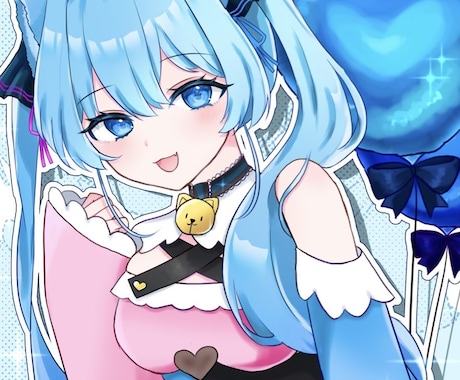 商用利用料込み！かわいいイラスト描きます 立ち絵や動画用、アイコンなど！ イメージ1