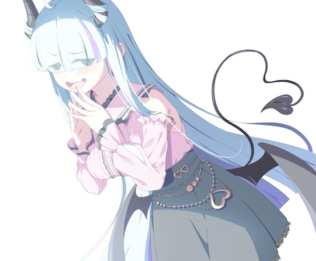 一枚目、立ち絵のイラスト承ります テイスト合わせや細かいリクエストにも対応可能です イメージ1