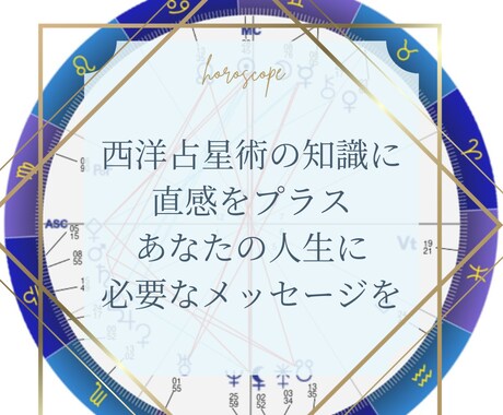 直感占星術であなたの人生のお悩みを総合鑑定します 占星術鑑定に直感をプラス。仕事・恋愛・人生全般お受けします イメージ2