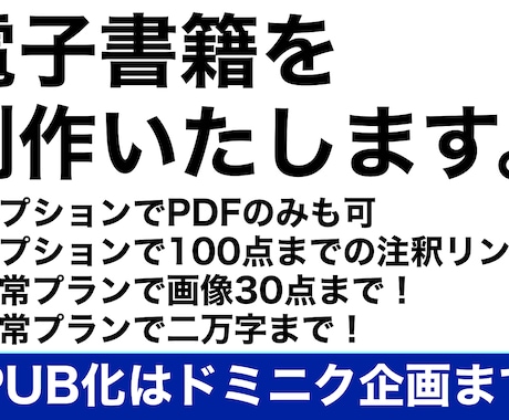 あなたの原稿をKindleで電子書籍化いたします 【オプションでPDFのみも可】【通常プラン画像30点まで！】 イメージ1