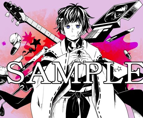 イラストご依頼受付ます ボカロ歌ってみたのサムネイルや、動画イラストに！ イメージ2