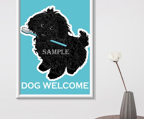 洗練されたモノクロモダンのペット画描きます 愛犬・愛猫の個性を引き立てるリアルなスタイリッシュペット画 イメージ2