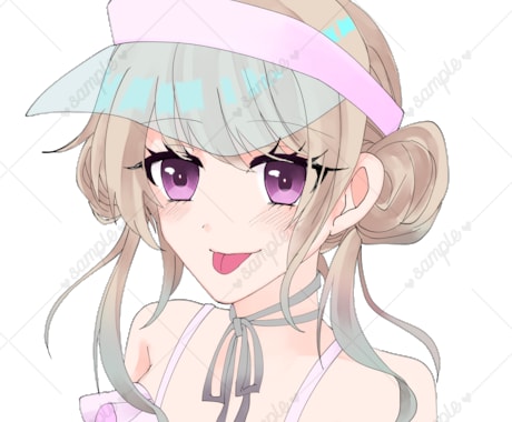 無料修正◎心を込めて可愛らしく丁寧に描きます ラフや着色無料修正あり！柔軟に対応します！♡ イメージ2