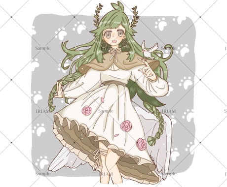 IRIAM立ち絵、ミニキャラ描きます IRIAMで使える立ち絵、ミニキャラ制作 イメージ1