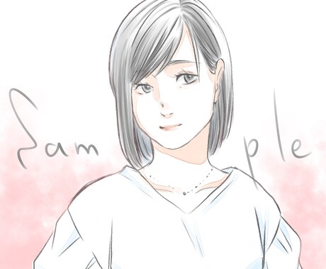 おしゃれで優しいアイコンイラスト、似顔絵描きます デザイン料なし！イメージからの作画可！雰囲気重視の方に イメージ1