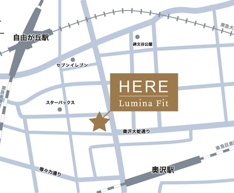 お店のテイストに合わせた簡易地図を作成します シンプルや手書き風など分かりやすい地図をデザインいたします。 イメージ2