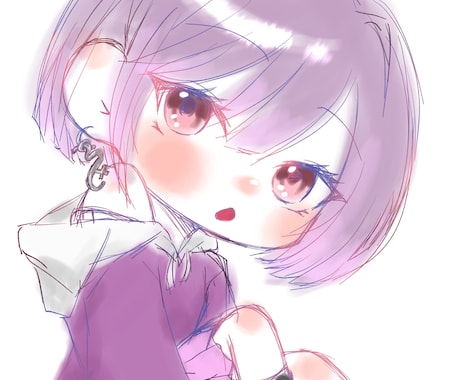 かわいい女の子をかきます ミニキャラメインでかきます！女の子が得意です イメージ2