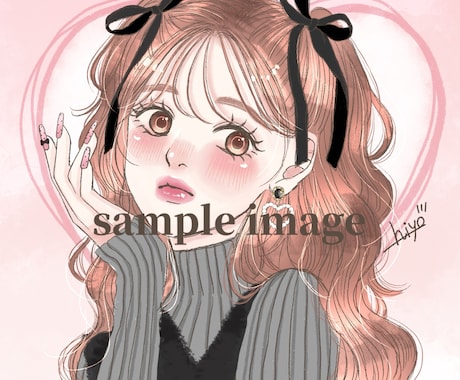 商用◎ 透明感ある似顔絵、イラスト描きます