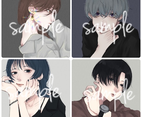 ご希望にお答えできるようなアイコン制作します 主に10〜20代くらいの人物絵を得意としています！ イメージ2