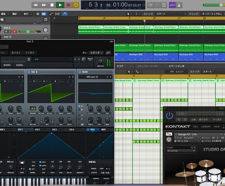 0からのLogicX作曲&世界配信をサポートします 曲を作って世界に届けたい！MacLogicリアル作曲体験談！ イメージ1