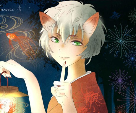 綺麗な女性や男性はいかがですか？イラスト描きます 著作権譲渡など対応します！（オプション参照） イメージ2