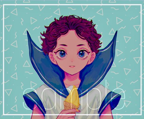 カワイイ系アイコンやイラスト描きます 女の子やかわいい男の子どうですか イメージ2