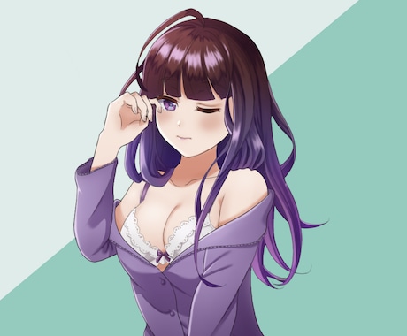 アニメ系のアイコン制作します オリジナルのアニメ系キャラのアイコンイラスト作成します！ イメージ1