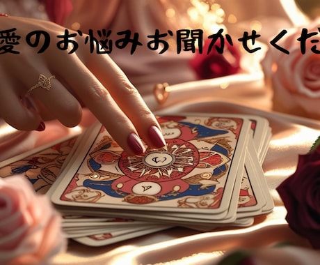 恋愛の悩み特化！！霊視タロットと数秘術で占います 恋愛、片思い、新たな出会い、結婚、離婚に関して占います！ イメージ2
