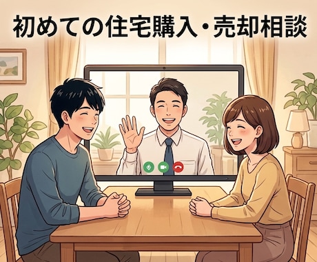 初心者向け住宅購入・売却の不安を全て解決します 限定3名様まで50％OFFにてご相談承ります。 イメージ1