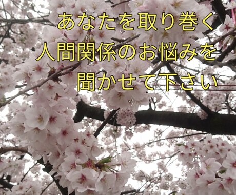 元ホステスがあなたの人間関係を伺います あなたを取り巻く様々な人間関係のお悩みを聞かせてください イメージ1