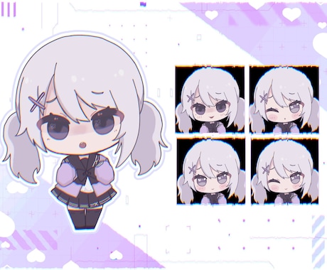 ゆるーいミニキャラを制作します アイコン、サムネイル、グッズや動画活動に! イメージ1