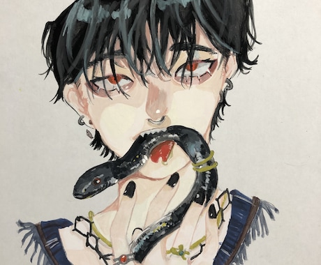 イラストを描きます 男の子や女の子 色味が薄く、儚げな絵を描くのが好きです。 イメージ2