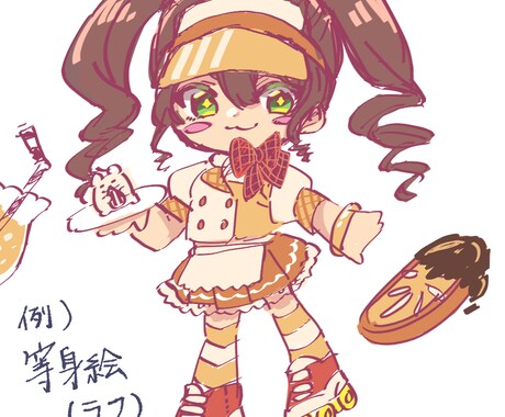 ご依頼に合わせたかわいいミニキャラを描きます SNS等のアイコンにオススメです！ イメージ2