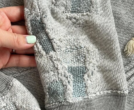 ダーニングリメイク承ります お持ちのお洋服を、ダーニングでリメイクいたします！ イメージ2