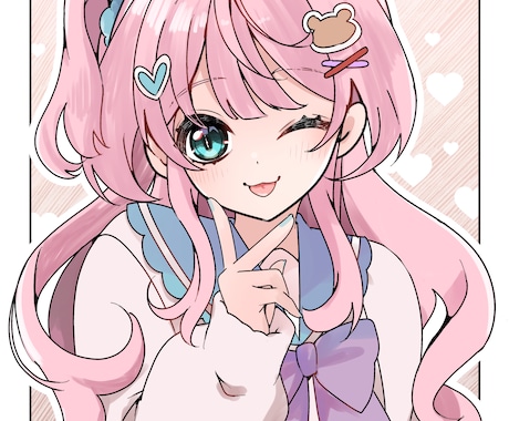 丁寧で可愛いイラスト作成します アイコン、一枚絵、商用に！低価格で丁寧♪迅速に対応します♪ イメージ2