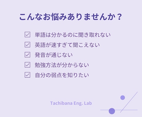英語が聞き取れない方へ｜原因を特定します 単語は分かるのにリスニングができない方へ イメージ2