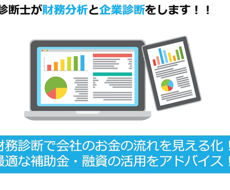 中小企業診断士が財務分析と企業診断をします 中小企業の経営者様・個人事業主様向け イメージ1