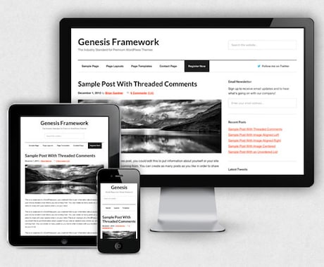 Genesisフレームでウェブサイト制作します 全世界で最も人気のあるフレームでウェブサイト、ブログ制作 イメージ2