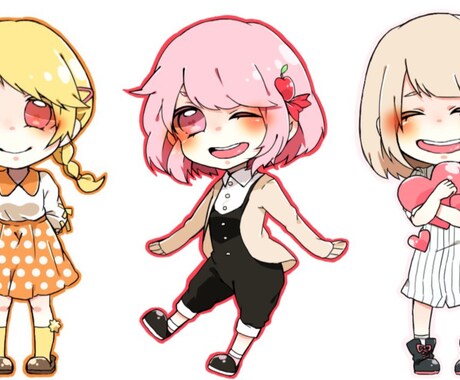 デフォルメイラスト描きます【納期1週間以内】 イメージ1