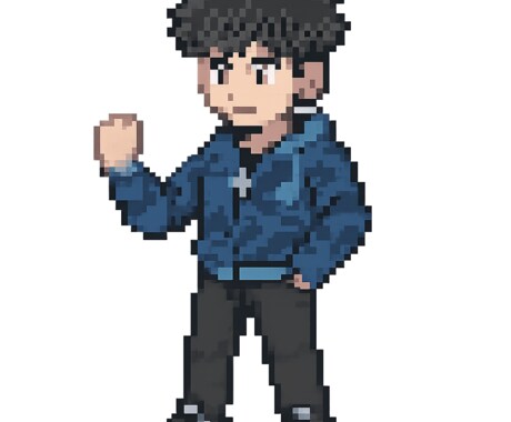 色んな方に喜んだもらえるような絵にします ポケモンに登場するようなドット絵を作成します イメージ2
