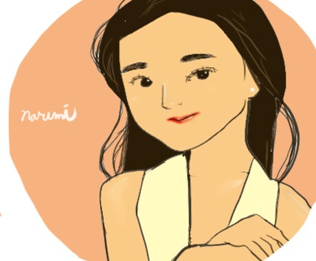 自分のことが好きになる？オシャレなアイコン書きます 副業禁止で顔出しNGな方にも！ゆるっと似せた似顔絵です。 イメージ2