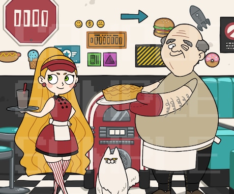SNSアイコン制作いたします オリジナルキャラクターや似顔絵をカートゥーン風なアイコンに！ イメージ2